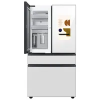 Samsung BESPOKE 36" 22.5 Cu. Ft. 4-Door French Door Refrigerator with Water Dispenser (RF23BB8900AWAC) - White