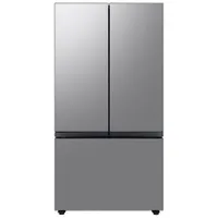 Samsung BESPOKE 36" 30.1 Cu. Ft. 3-Door French Door Refrigerator with Water Dispenser (RF30BB6600QLAA) - Stainless