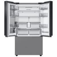 Samsung BESPOKE 36" 23.9 Cu. Ft. 3-Door French Door Refrigerator with Water Dispenser (RF24BB6600QLAA) - Stainless