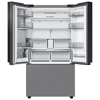 Samsung BESPOKE 36" 23.9 Cu. Ft. 3-Door French Door Refrigerator with Water Dispenser (RF24BB6600QLAA) - Stainless