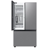 Samsung BESPOKE 36" 30.1 Cu. Ft. 3-Door French Door Refrigerator (RF30BB6200QLAA) - Stainless Steel