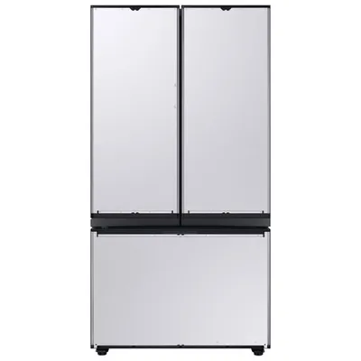 Samsung BESPOKE 36" 30 Cu. Ft. 3-Door French Door Refrigerator (RF30BB6200APAA) - Custom Panel Ready