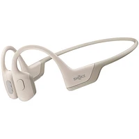 Écouteurs Bluetooth oreilles libres à conduction osseuse OpenRun Pro de Shokz - Beige