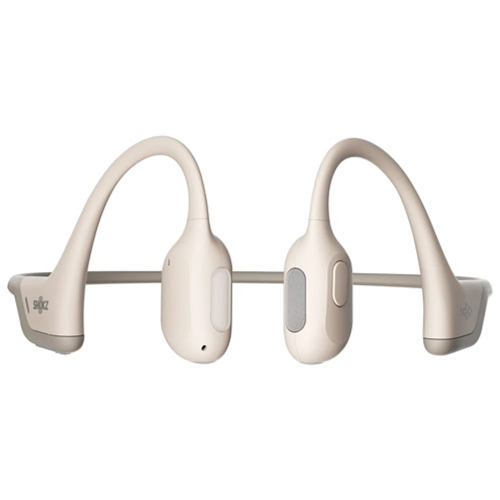Écouteurs Bluetooth oreilles libres à conduction osseuse OpenRun Pro de Shokz - Beige