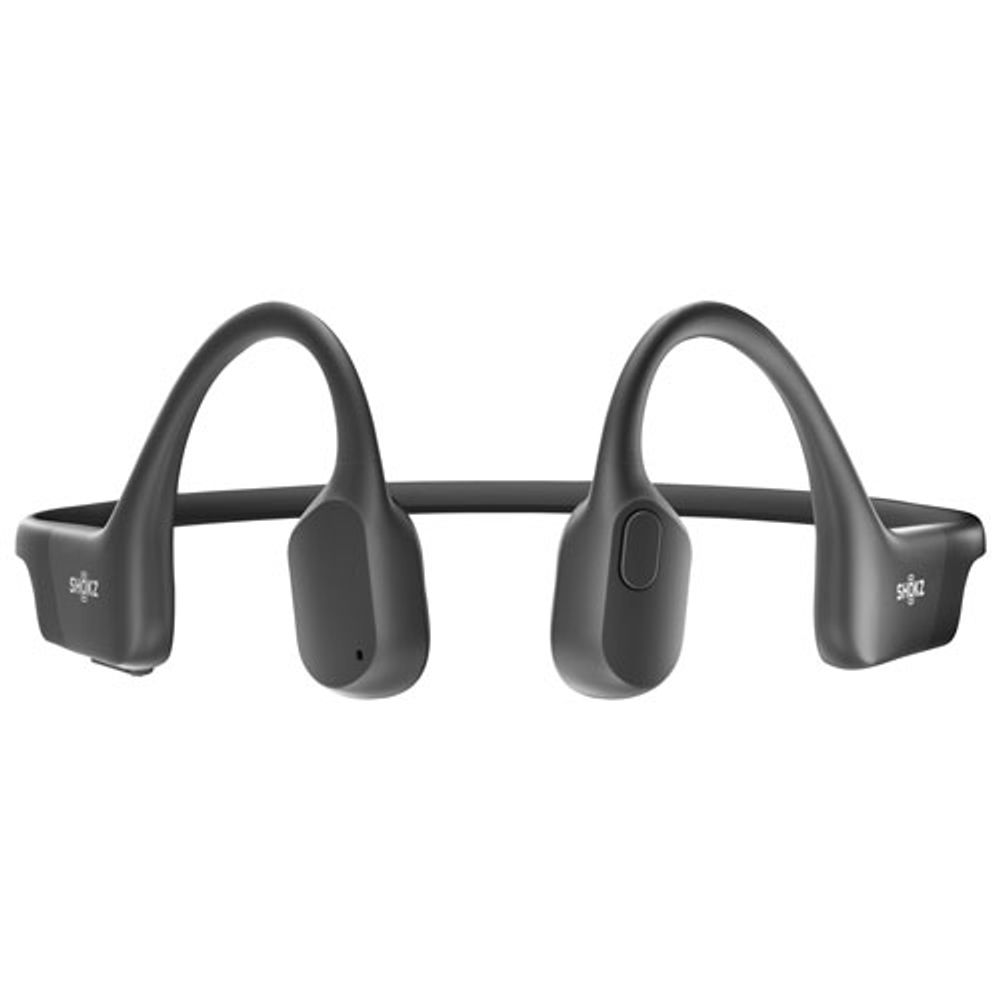 Shokz OpenRun Bone Conduction Open-Ear Bluetooth Headphones - Black