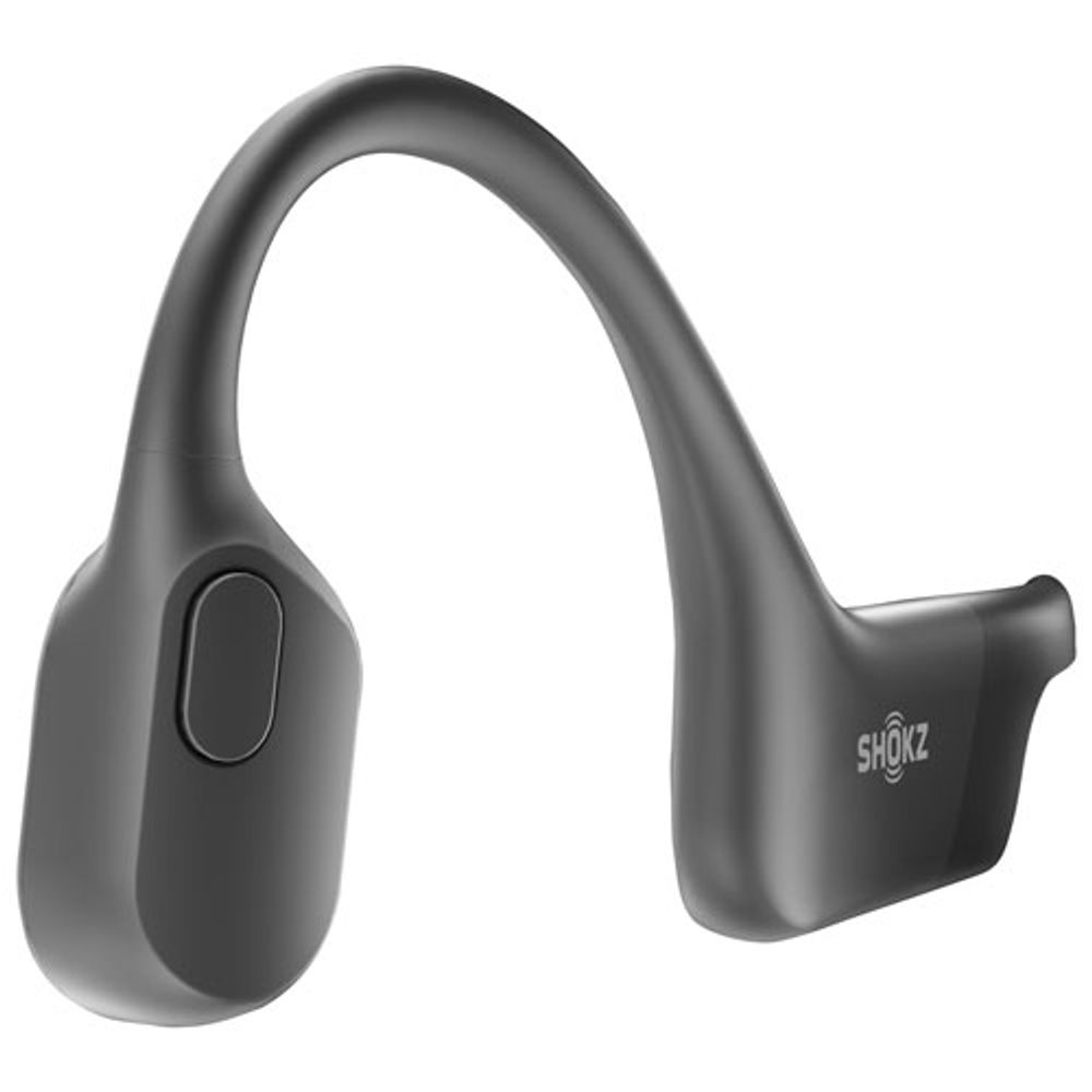 Shokz OpenRun Bone Conduction Open-Ear Bluetooth Headphones - Black