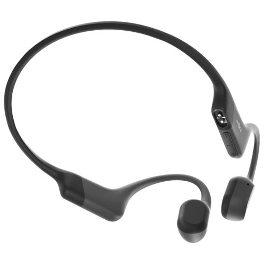 Shokz OpenRun Bone Conduction Open-Ear Bluetooth Headphones - Black