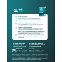 ESET NOD32 Antivirus (PC/Mac) - 3 appareils - 1 an - Téléchargement numérique