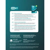 ESET NOD32 Antivirus (PC/Mac) - 1 appareil - 2 ans - Téléchargement numérique