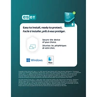 ESET NOD32 Antivirus (PC/Mac) - 1 appareil - 1 an - Téléchargement numérique