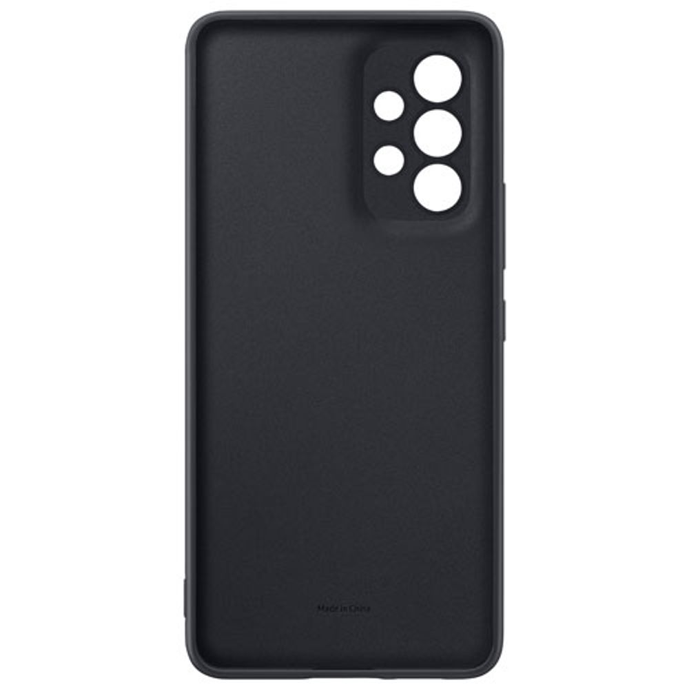 Samsung Silicone Fitted Soft Shell Case for Galaxy A53 - Black