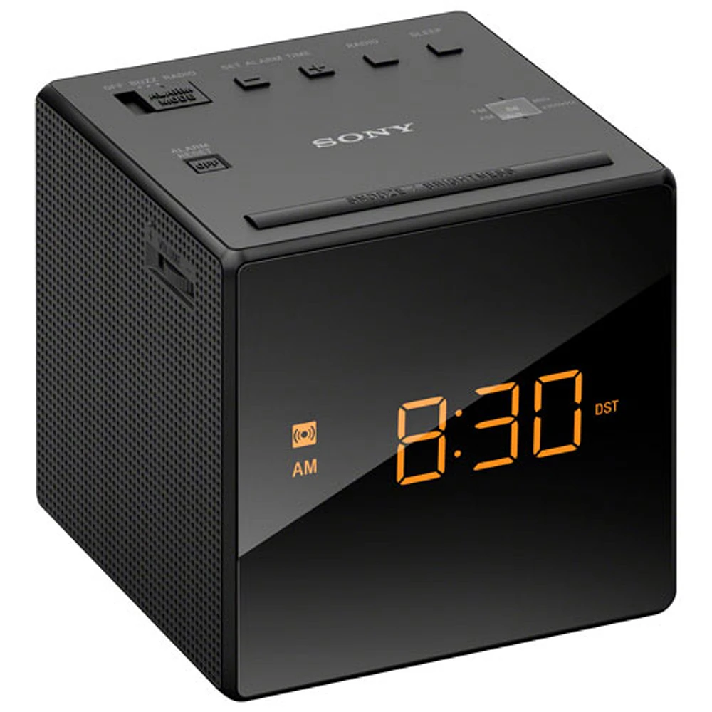 Sony Alarm Clock Radio (ICFC1/BUC) - Black