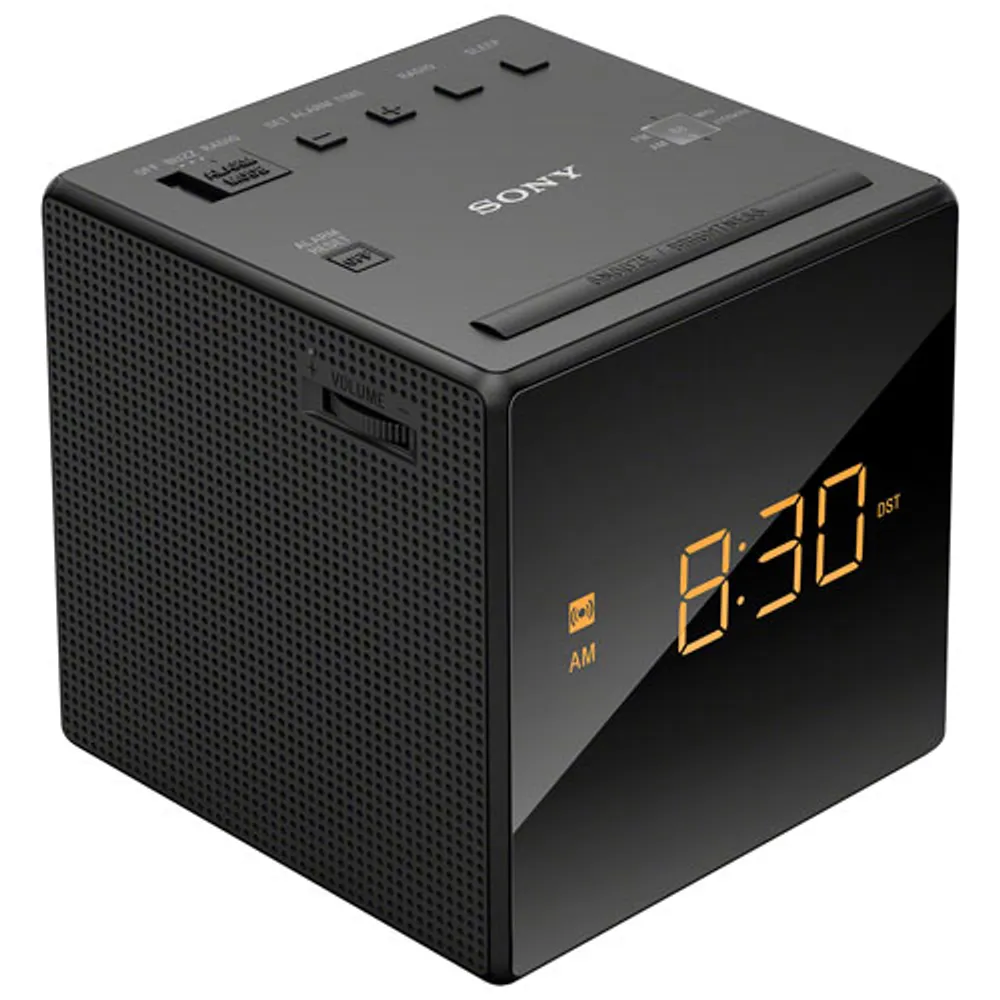 Sony Alarm Clock Radio (ICFC1/BUC) - Black