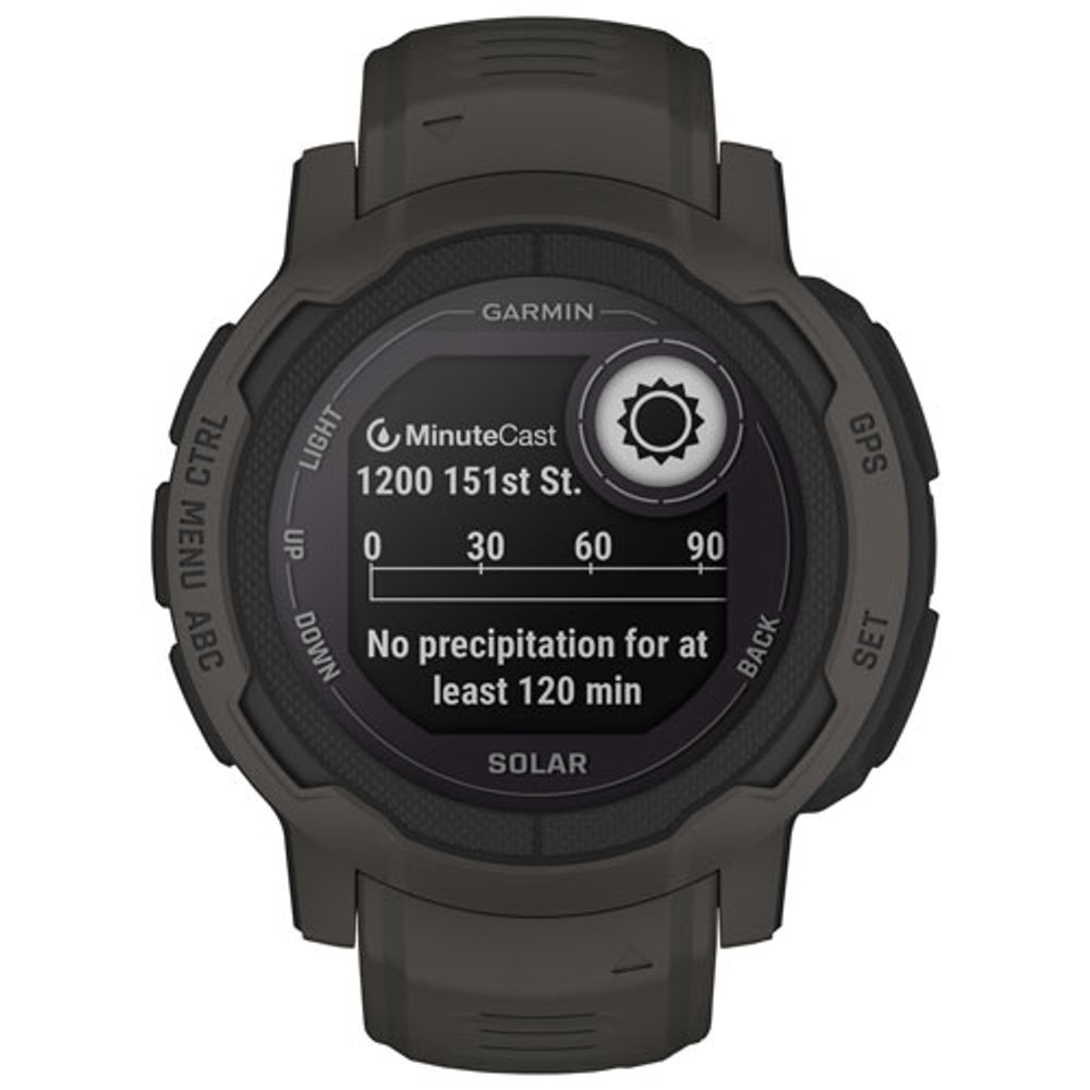 Garmin Instinct 2 Solar 45mm GPS Watch with Heart Rate Monitor