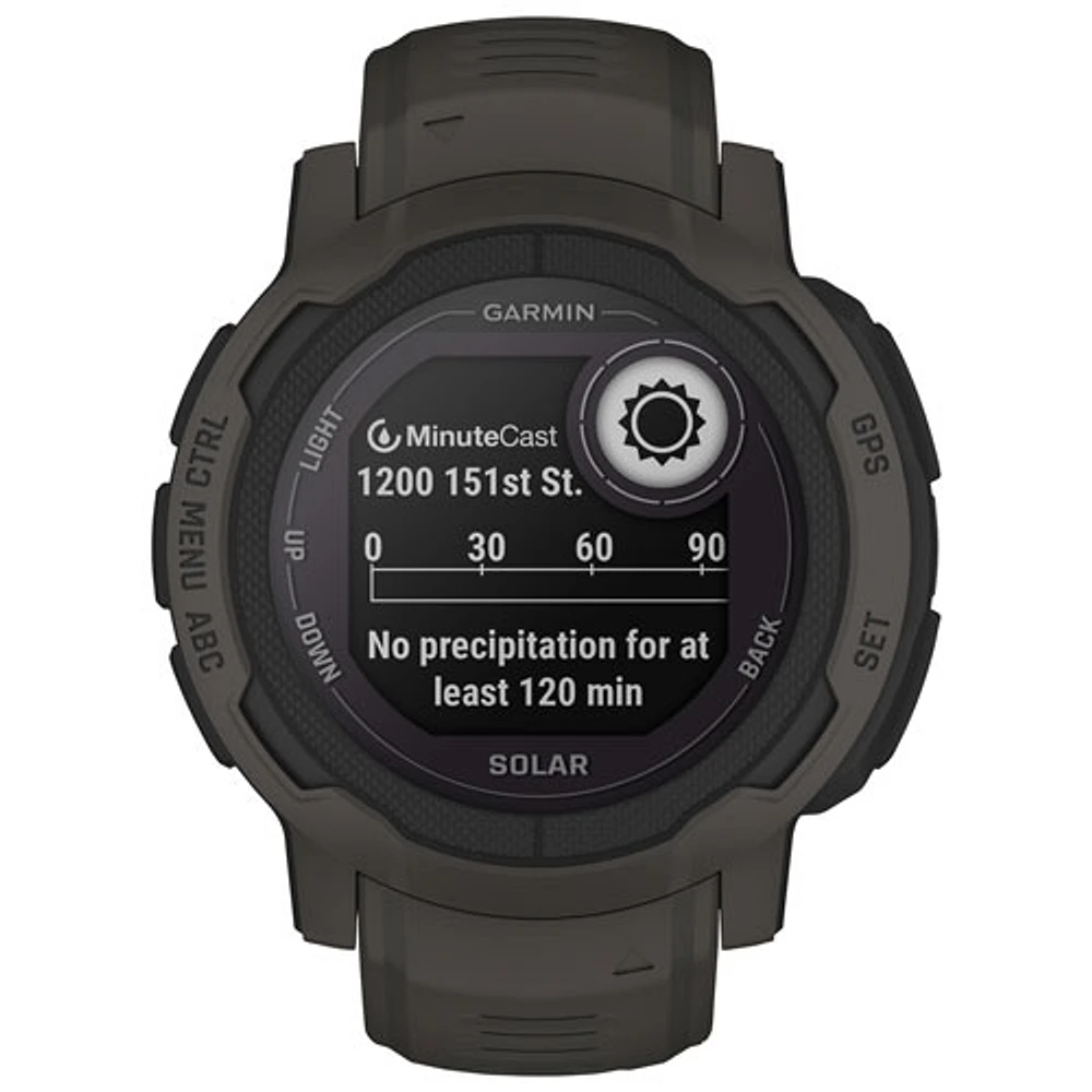 Garmin Instinct 2 Solar 45mm Bluetooth Mutlisport Smartwatch - Graphite