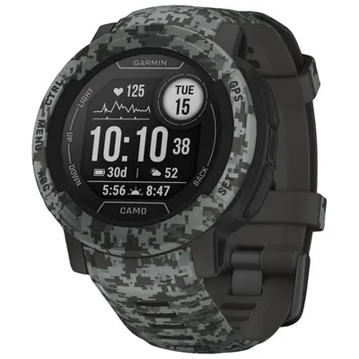 Garmin Instinct 2 Camo Edition 45mm Bluetooth Mutlisport Smartwatch - Graphite Camo