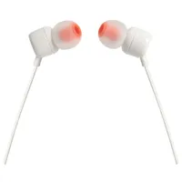 JBL T110 In-Ear Sound Isolating Headphones - White