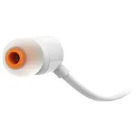 JBL T110 In-Ear Sound Isolating Headphones - White