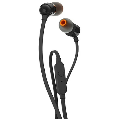 JBL T110 In-Ear Sound Isolating Headphones - Black
