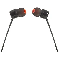 JBL T110 In-Ear Sound Isolating Headphones - Black