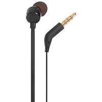 JBL T110 In-Ear Sound Isolating Headphones - Black