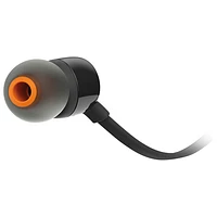 JBL T110 In-Ear Sound Isolating Headphones - Black