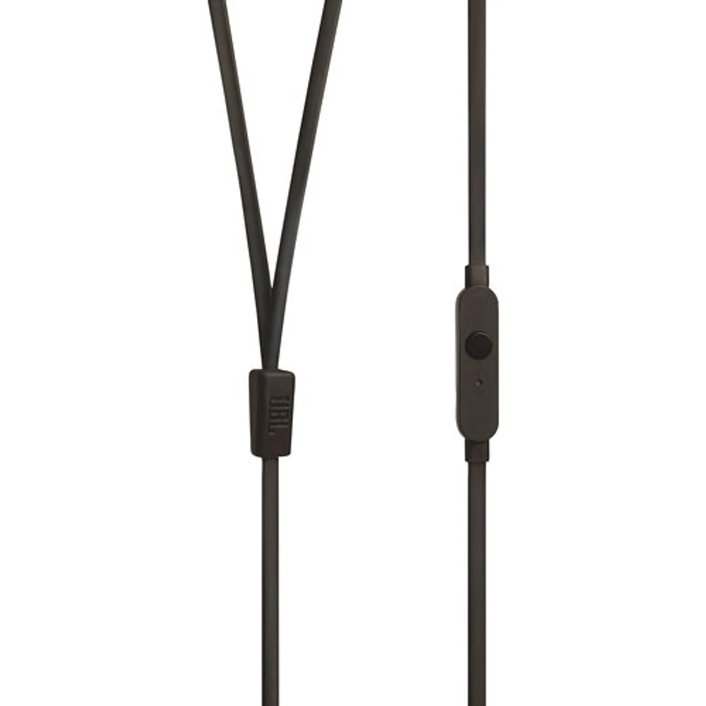 JBL T110 In-Ear Sound Isolating Headphones - Black