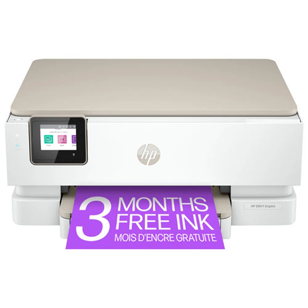 Imprimante à jet d'encre tout-en-un sans fil ENVY Inspire 7255e de HP - Essai de 3 mois de Instant Ink de HP inclus*