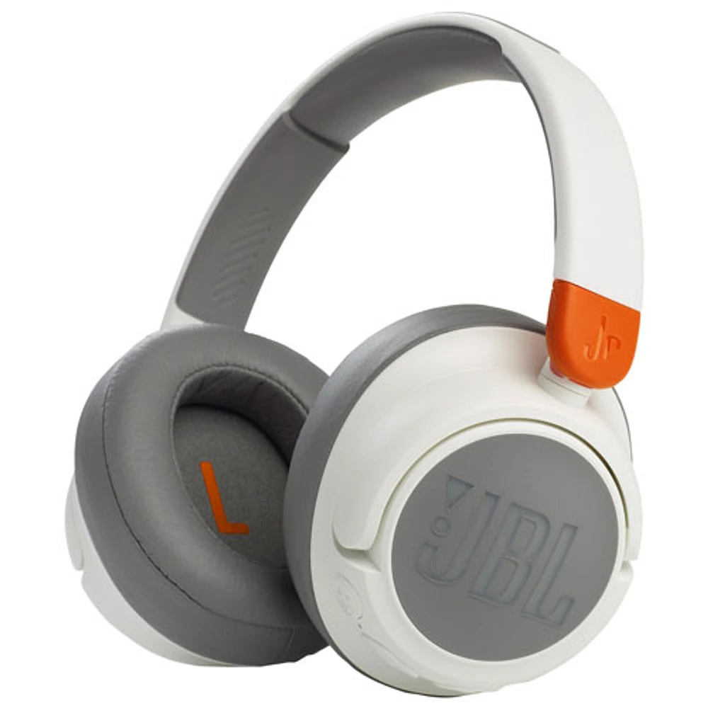 JBL Junior 460NC Over-Ear Noise Cancelling Bluetooth Kids Headphones - White