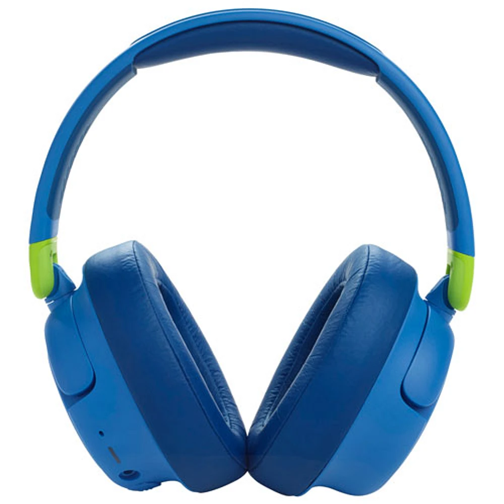 Casque d'écoute Bluetooth à suppression du bruit pour enfants Junior 460NC de JBL - Bleu