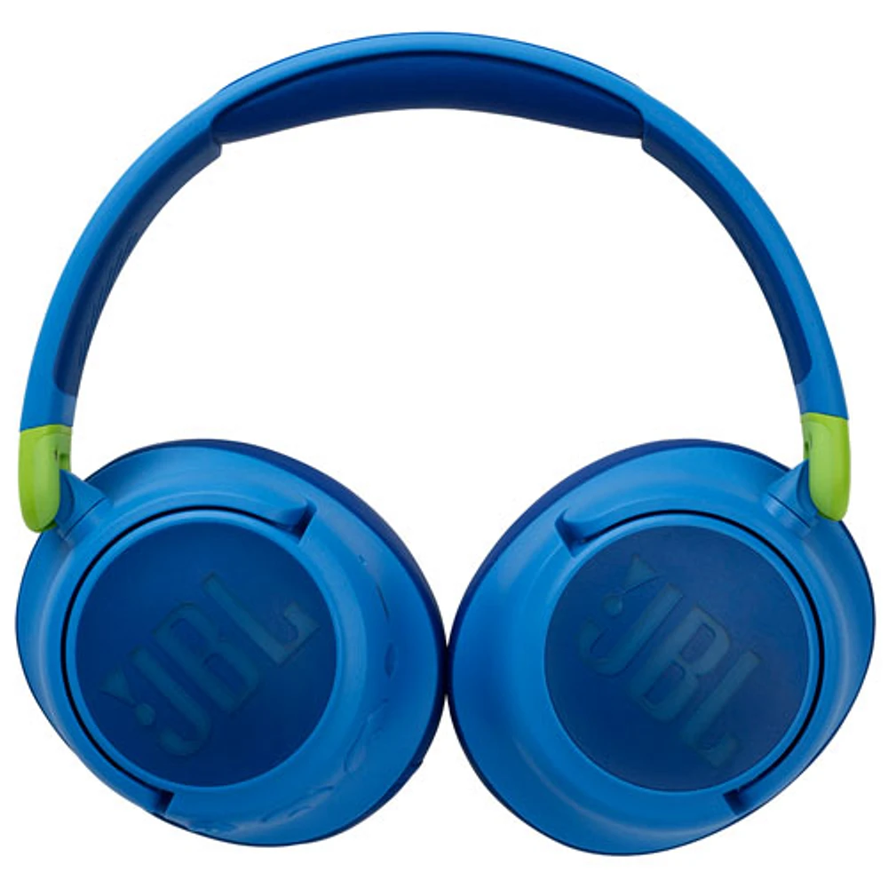 Casque d'écoute Bluetooth à suppression du bruit pour enfants Junior 460NC de JBL - Bleu