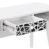 Amber Emily Contemporary Rectangular Entryway Desk