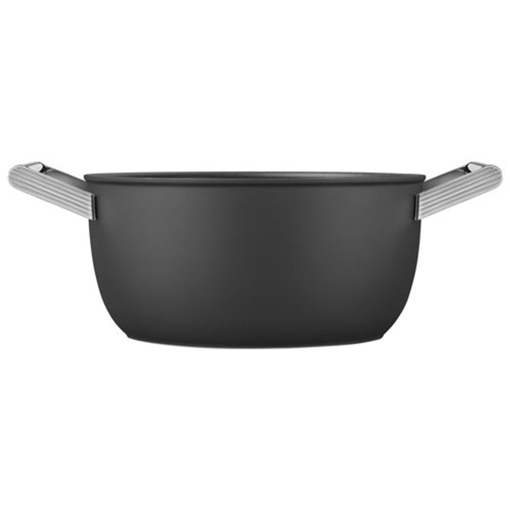 Smeg 9.5" Aluminum Casserole Pan with Glass Lid