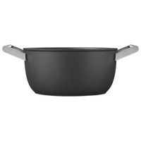 Smeg 9.5" Aluminum Casserole Pan with Glass Lid