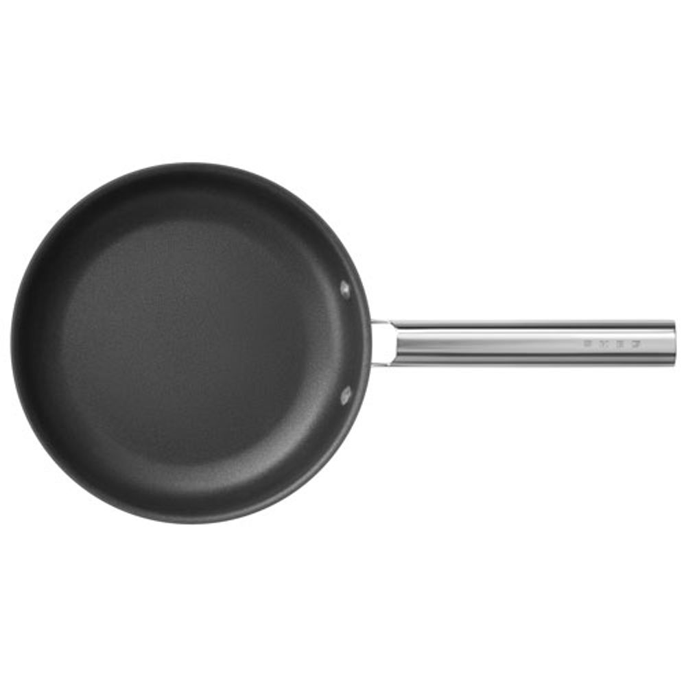 Smeg 9.5" Aluminum Frying Pan - Matte Black