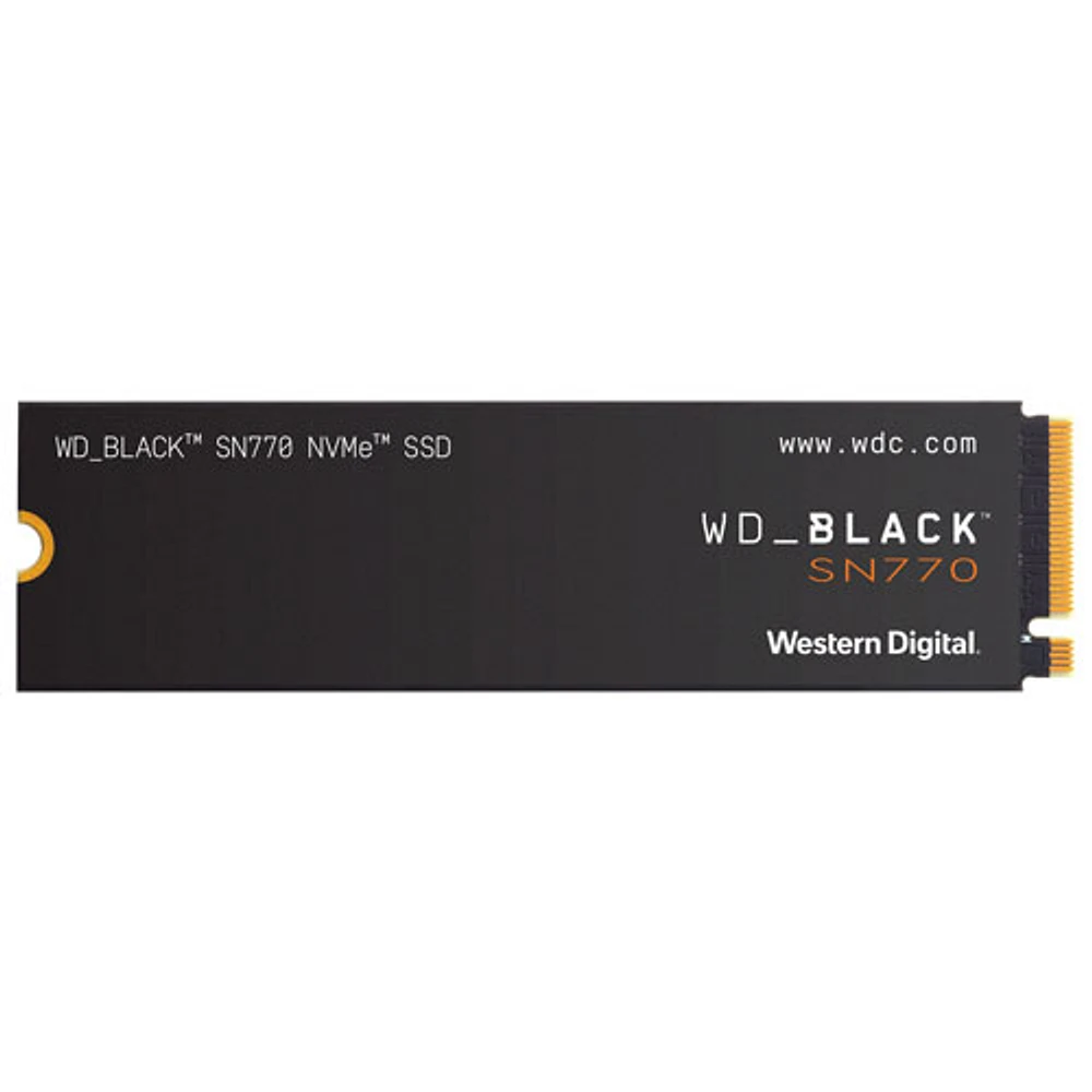 Disque SSD interne NVMe PCI-e WD_BLACK SN770 de 500 Go (WDBBDL5000ANC-WRSN)