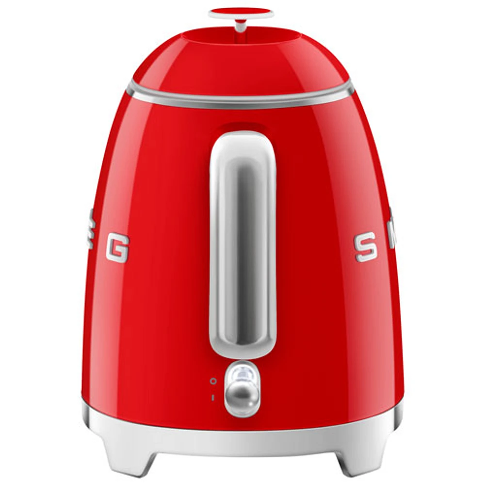 Bouilloire électrique miniature de la gamme Années 50 de Smeg - 0,8 l - Rouge