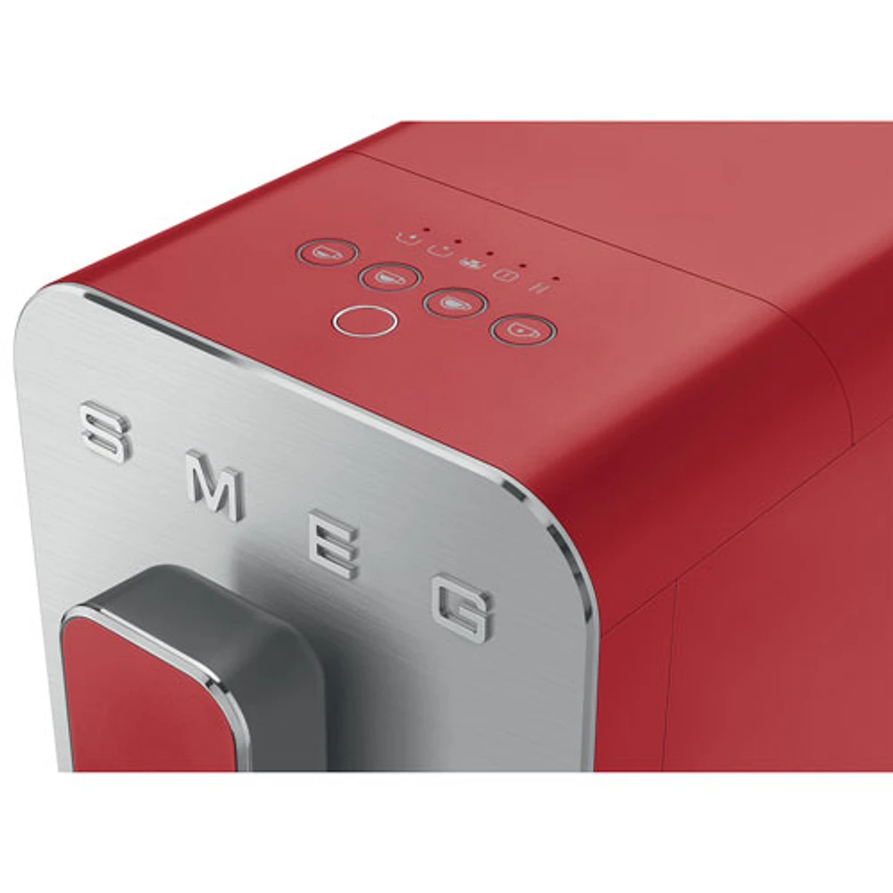 Smeg Automatic Espresso Machine - Matte Red