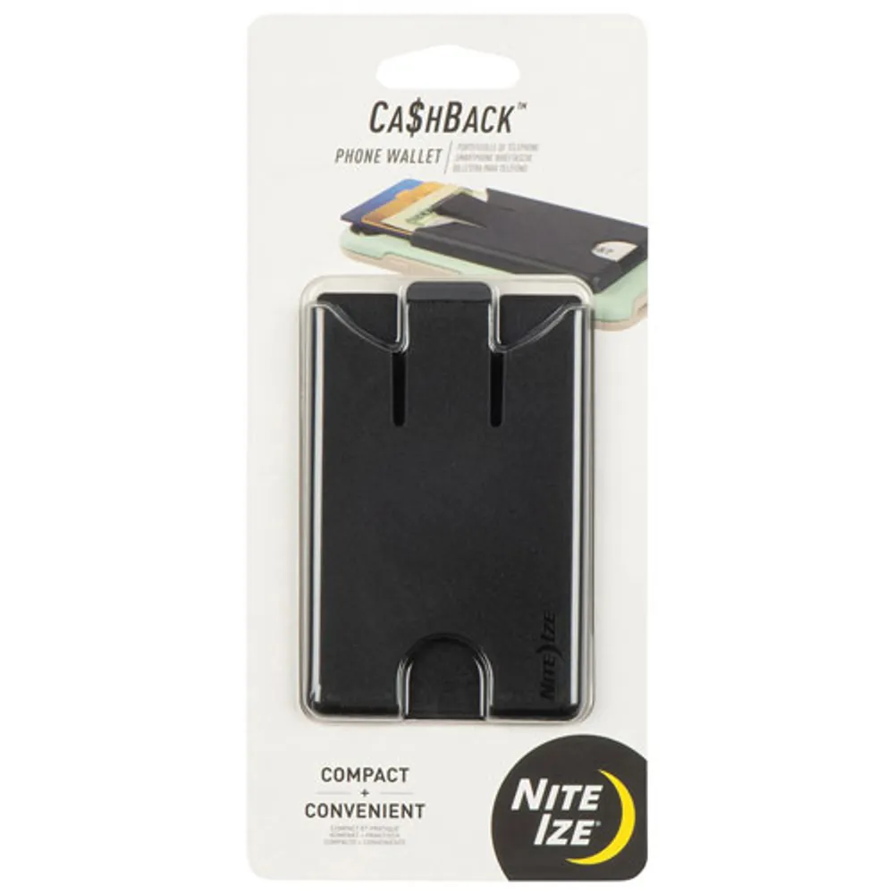 Portefeuille de téléphone CashBack de Nite Ize - Noir