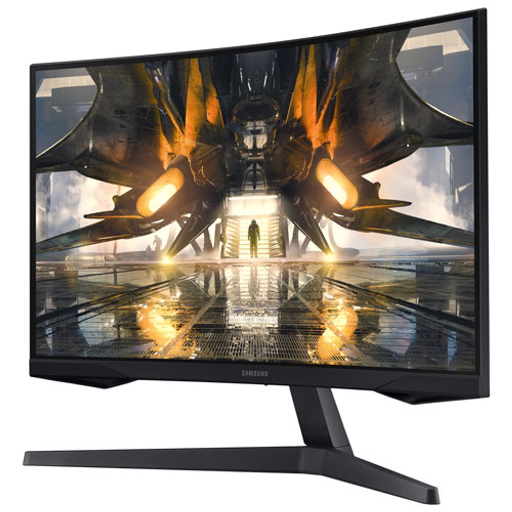 Samsung Odyssey G5 27" QHD 165Hz 1ms GTG Curved VA LCD FreeSync Gaming Monitor (LS27AG550ENXZA) - Black