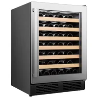 Hisense 54-Bottle Freestanding Wine Cellar (HWS54029SS) - Stainless Steel