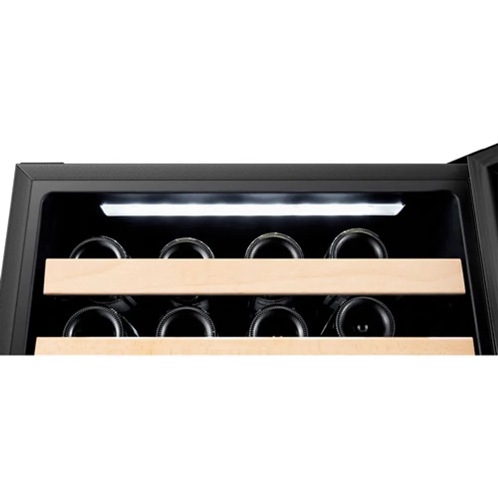 Hisense 46-Bottle Freestanding Dual Temperature Zone Wine Cellar (HWD46029SS) - Stainless Steel