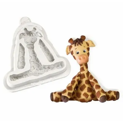 3D Silicone Baby Giraffe Mold