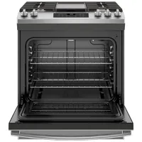 GE 30" 5.0 Cu. Ft. 5-Burner Slide-In Gas Range (JCGSS66SELSS) - Stainless Steel