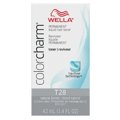Wella ColorCharm Permanent Liquid Hair Toner T28, 42mL