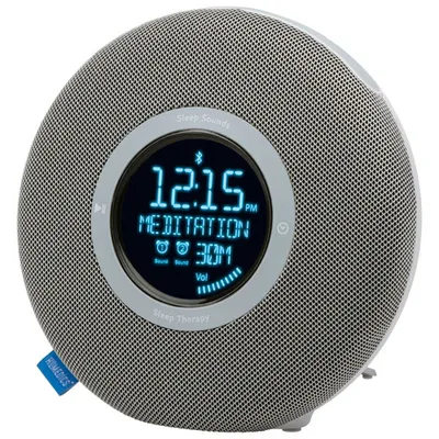 HoMedics Deep Sleep Sound Alarm Clock - Grey