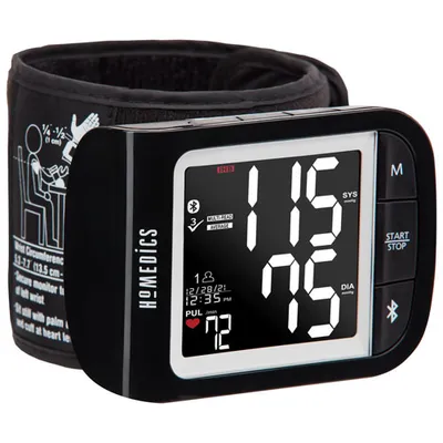 HoMedics Premium Bluetooth Wrist Blood Pressure Monitor (BPW-930BT)