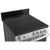 Cuisinière électrique autonome 2,9 pi³ 24 po de GE (JCAS640RMSS) - Inox