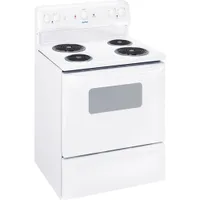 Moffat 30" 5 Cu. Ft. Freestanding Electric Coil Top Range (MCBS523DNWW) - White