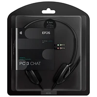 Casque stéréo PC 3 CHAT d'EPOS - Noir